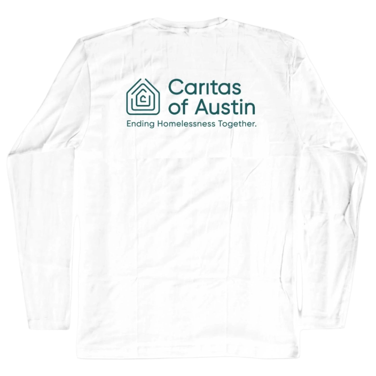 Caritas of Austin Long Sleeve Logo Shirt - White