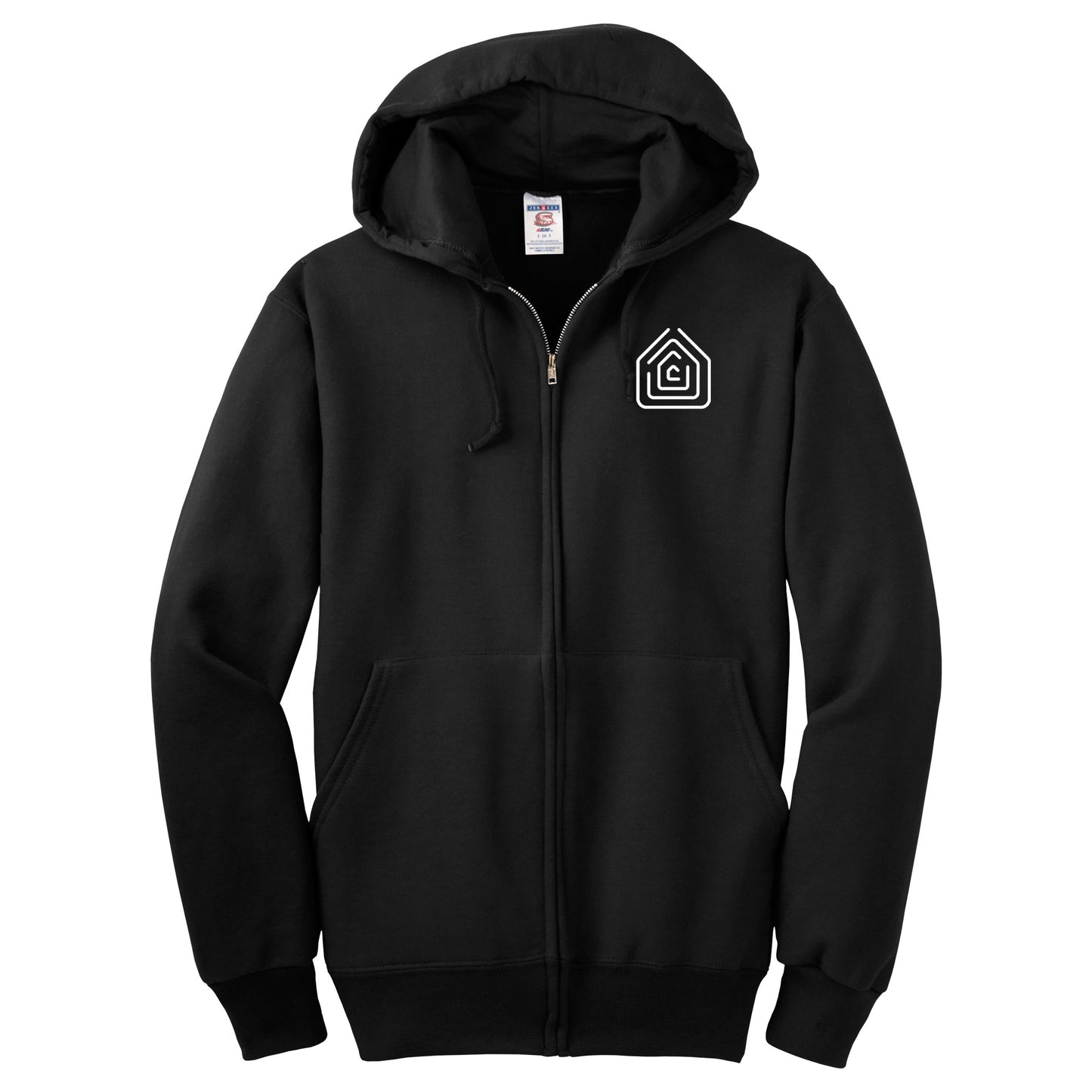 Caritas of Austin Zip Hoodie- Black