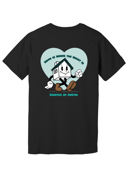 Caritas of Austin Retro House T-Shirt