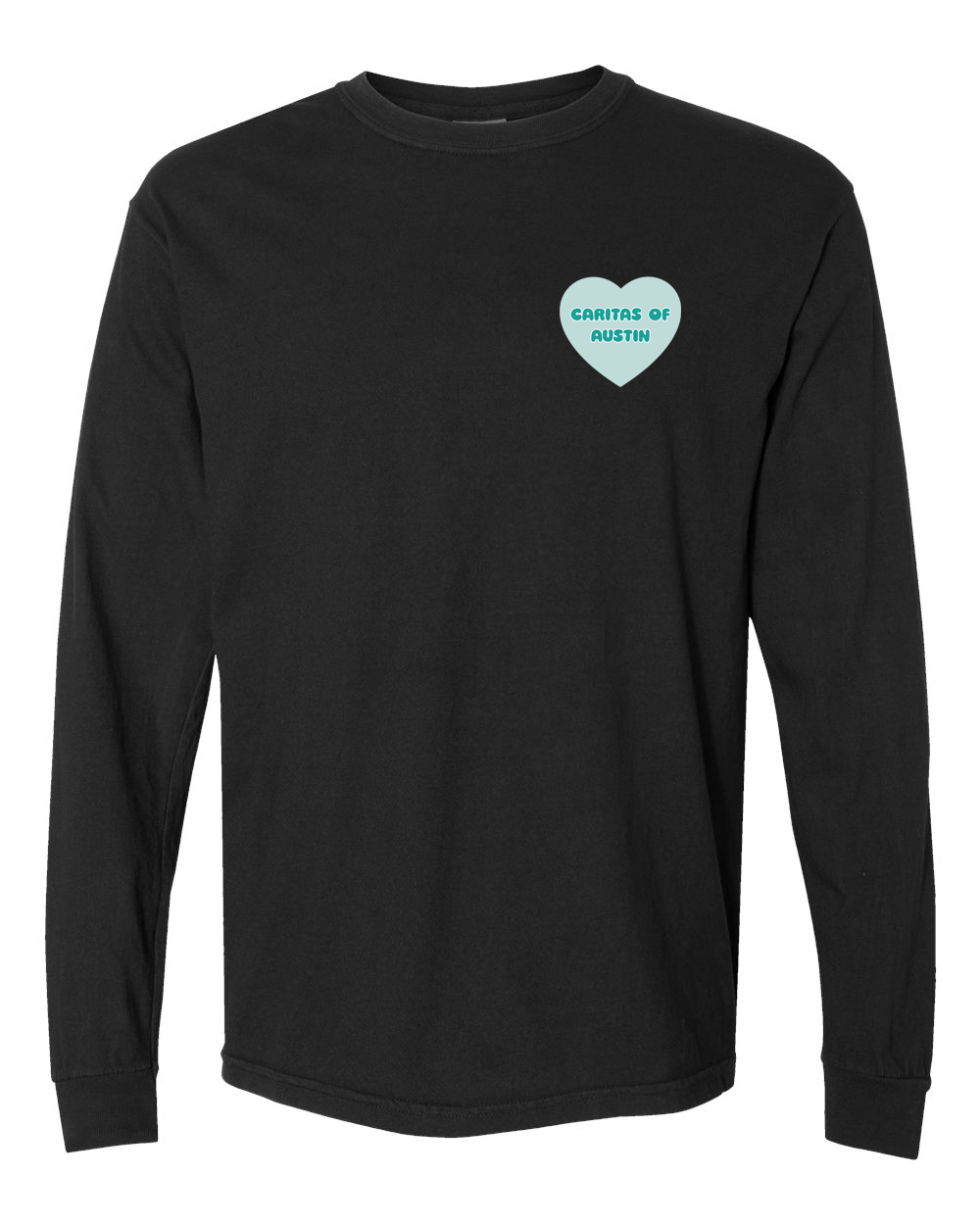 Caritas of Austin Retro House Long Sleeve Shirt