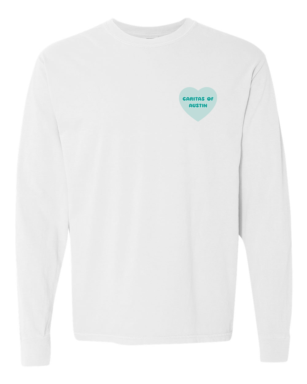 Caritas of Austin Retro House Long Sleeve Shirt