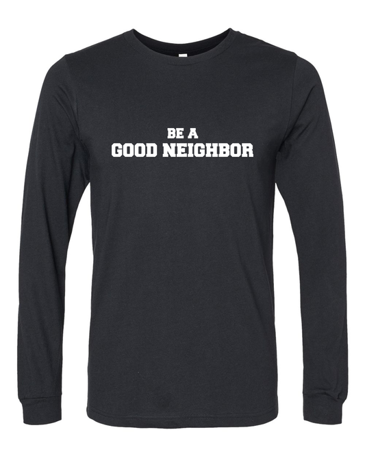 Caritas of Austin Be A Good Neighbor Collegiate Long Sleeve Shirt